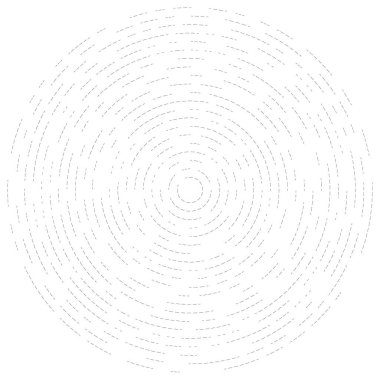 Soyut dairesel, radyal tasarım elementi. Geometrik dalgalanan çizgiler. Patlama, yıldız patlaması, güneş patlaması ve hortum, kıvrım ve kasırga sanatı