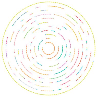 Soyut dairesel, radyal tasarım elementi. Geometrik dalgalanan çizgiler. Patlama, yıldız patlaması, güneş patlaması ve hortum, kıvrım ve kasırga sanatı