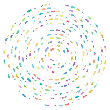 Soyut dairesel, radyal tasarım elementi. Geometrik dalgalanan çizgiler. Patlama, yıldız patlaması, güneş patlaması ve hortum, kıvrım ve kasırga sanatı