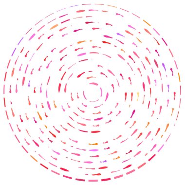 Soyut dairesel, radyal tasarım elementi. Geometrik dalgalanan çizgiler. Patlama, yıldız patlaması, güneş patlaması ve hortum, kıvrım ve kasırga sanatı