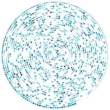 Soyut dairesel, radyal tasarım elementi. Geometrik dalgalanan çizgiler. Patlama, yıldız patlaması, güneş patlaması ve hortum, kıvrım ve kasırga sanatı