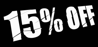 Çatlak, ezilmiş, sıçrayan ve patlayan yüzde, indirimli rakamlar, pazarlama için rakamlar ve harfler, tanıtım vektörü ilüstrasyonu