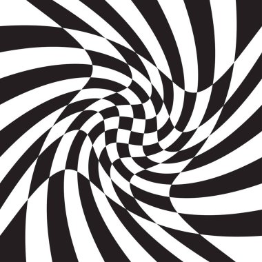 Damalı, kareli, çarpıtmalı satranç tahtası yüzeyi, deformasyon etkisi. Dağınık, deforme olmuş kareler arka plan, desen. Dalgalı, dalgalı versiyonu