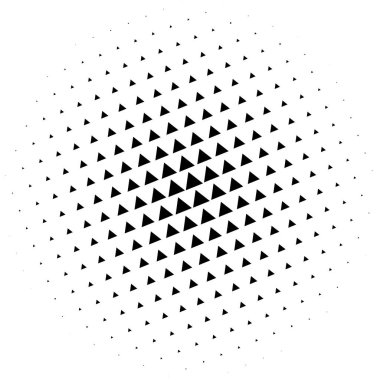 Yarı ton vektör illüstrasyonu. Geometrik yarım ton tasarım ögesi