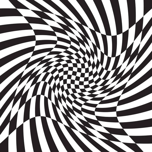 Damalı, kareli, çarpıtmalı satranç tahtası yüzeyi, deformasyon etkisi. Dağınık, deforme olmuş kareler arka plan, desen. Dalgalı, dalgalı versiyonu