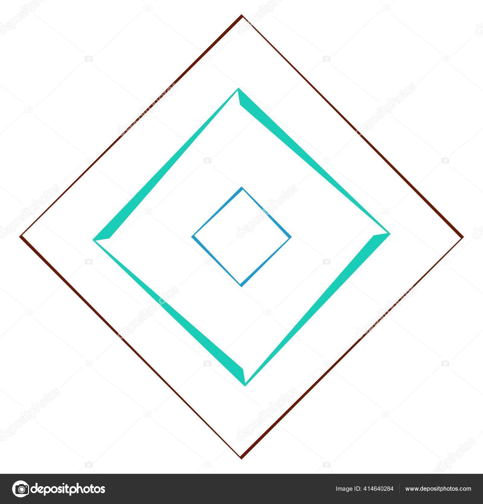Abstract Random Geometry Shape Generative Art Geometric Zig Zag Stock Vector by ©vectorguy 414640284
