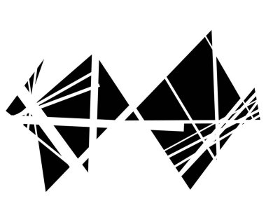 ezilmiş, çatlamış, parçalanmış ve parçalanmış yüzey dokusu şablonu. vektör illüstrasyonu