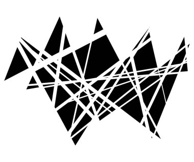 ezilmiş, çatlamış, parçalanmış ve parçalanmış yüzey dokusu şablonu. vektör illüstrasyonu