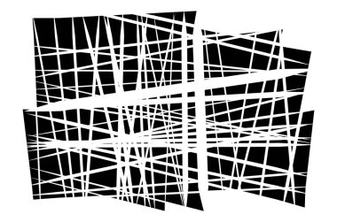 ezilmiş, çatlamış, parçalanmış ve parçalanmış yüzey dokusu şablonu. vektör illüstrasyonu