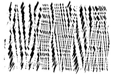 Soyut vektör sanatı - Rastgele geometri vektör illüstrasyonunu şekillendirir. Üretken sanat. Açılı ve keskin, açılı geometrik çizim. Rastgele soyut kompozisyon. Düzensiz elementlerin karmaşası, düzensizliği