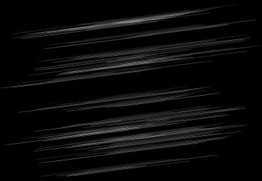 Oblique, çapraz eğimli çizgiler. Rastgele karala, kabataslak çizgiler ve çizgiler vektörü