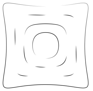 Çarpıtma kare parçacık elementini sık. Soyut geometrik illüstrasyon