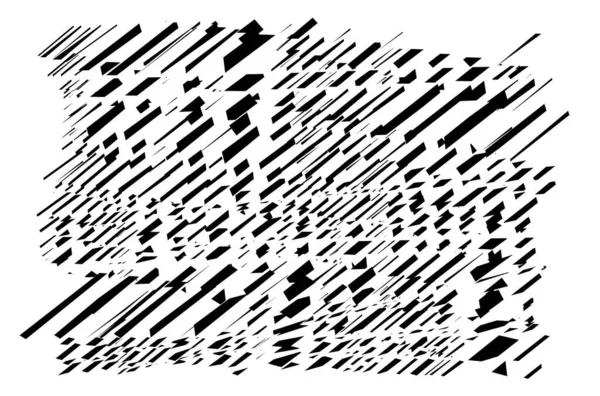 Abstract Vector Art Random Geometry Shapes Vector Illustration Generative Art — Stock Vector