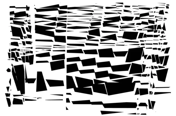 Arte Vetorial Abstrata Geometria Aleatória Molda Ilustração Vetorial Arte Geradora — Vetor de Stock