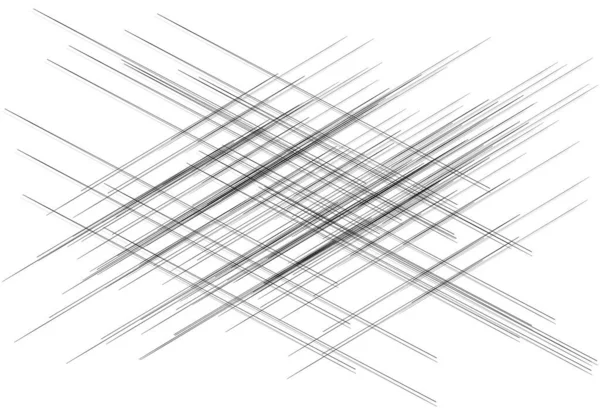 网格交叉随机潦草 草图线向量 格栅和格栅条纹元件 — 图库矢量图片