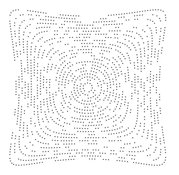 Exprimir Distorsión Elemento Partícula Cuadrada Ilustración Geométrica Abstracta — Archivo Imágenes Vectoriales