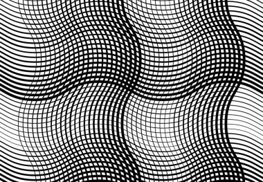 Dalgalı, dalgalı, dalgalı çizgiler, kıvrımlı, yılan derisi örgüsü, ızgara, soyut arkaplan deseni ve dokusu