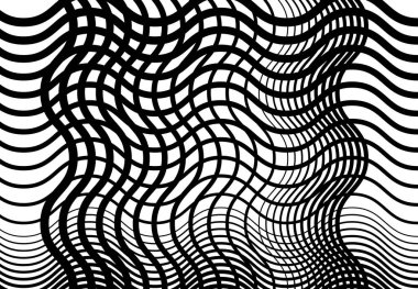 Dalgalı, dalgalı, dalgalı çizgiler, kıvrımlı, yılan derisi örgüsü, ızgara, soyut arkaplan deseni ve dokusu