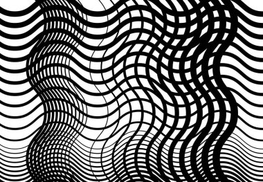 Dalgalı, dalgalı, dalgalı çizgiler, kıvrımlı, yılan derisi örgüsü, ızgara, soyut arkaplan deseni ve dokusu