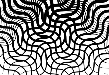 Dalgalı, dalgalı, dalgalı çizgiler, kıvrımlı, yılan derisi örgüsü, ızgara, soyut arkaplan deseni ve dokusu