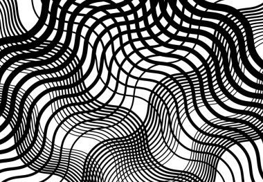 Dalgalı, dalgalı, dalgalı çizgiler, kıvrımlı, yılan derisi örgüsü, ızgara, soyut arkaplan deseni ve dokusu