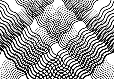Dalgalı, dalgalı, dalgalı çizgiler, kıvrımlı, yılan derisi örgüsü, ızgara, soyut arkaplan deseni ve dokusu