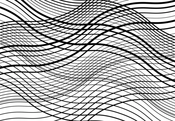 Волнистые Волнистые Волнообразные Линии Сетки Сетка Змеиной Кожи Сетка Абстрактный — стоковый вектор