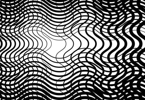 Wellenförmige Wogende Wellenförmige Linien Netz Aus Schlangenhaut Gitter Abstraktes Hintergrundmuster — Stockvektor