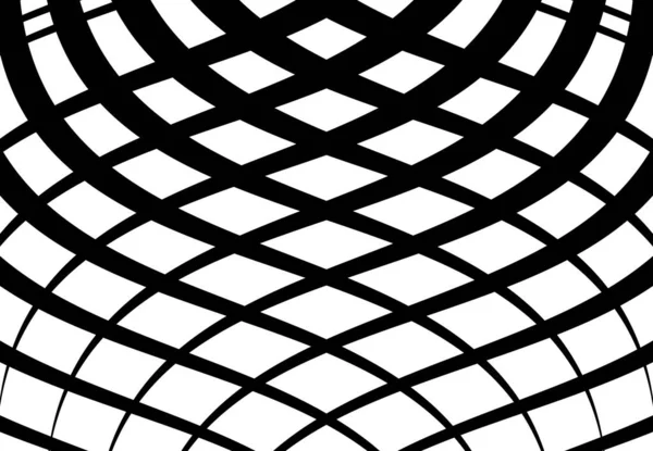 Vågiga Böljande Böljande Linjer Retikulera Orm Hud Nät Rutnät Abstrakt — Stock vektor