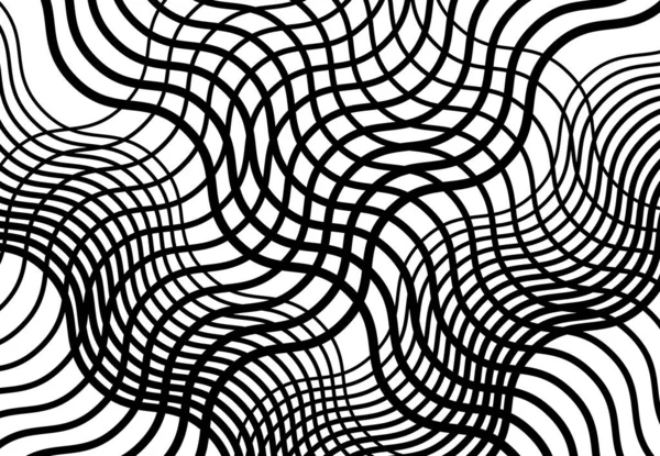 Хвилясті Білосніжні Хвилясті Лінії Ретикулярні Сітка Зміїної Шкіри Сітка Абстрактний — стоковий вектор
