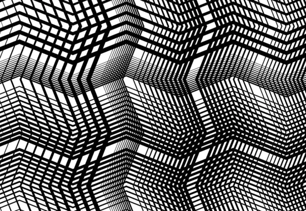 Estructura Geométrica Angular Líneas Anguladas Rejilla Rayas Malla Enrejado Patrón — Vector de stock