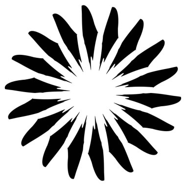 Pis, grunge yayıcı çizgileri olan radikal bir element. Patlama, yıldız patlaması, kirli telli güneş patlaması.