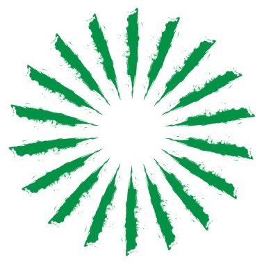 Pis, grunge yayıcı çizgileri olan radikal bir element. Patlama, yıldız patlaması, kirli telli güneş patlaması.