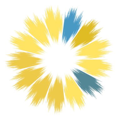 Pis, grunge yayıcı çizgileri olan radikal bir element. Patlama, yıldız patlaması, kirli telli güneş patlaması.