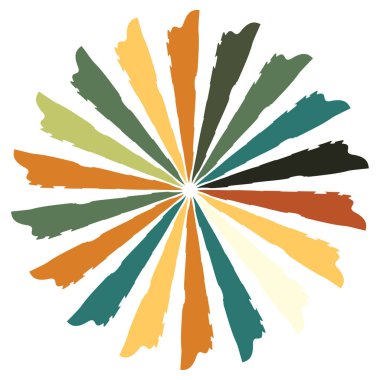 Pis, grunge yayıcı çizgileri olan radikal bir element. Patlama, yıldız patlaması, kirli telli güneş patlaması.