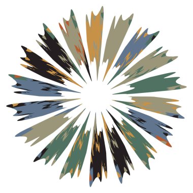 Pis, grunge yayıcı çizgileri olan radikal bir element. Patlama, yıldız patlaması, kirli telli güneş patlaması.