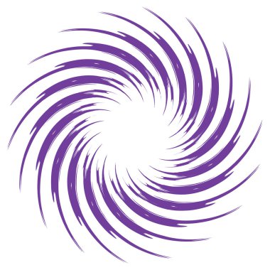 Sarmal sarmal sarmal, volta ve girdap şeklinde. Döndürme, döndürme, bükme vektör illüstrasyonu. 10 saniye.