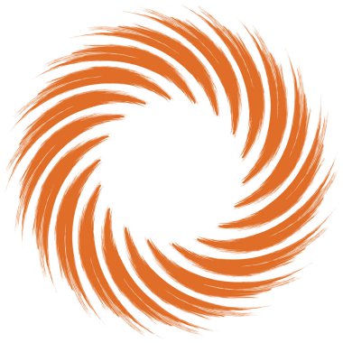 Sarmal sarmal sarmal, volta ve girdap şeklinde. Döndürme, döndürme, bükme vektör illüstrasyonu. 10 saniye.