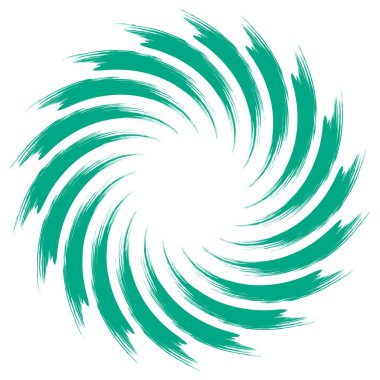 Sarmal sarmal sarmal, volta ve girdap şeklinde. Döndürme, döndürme, bükme vektör illüstrasyonu. 10 saniye.