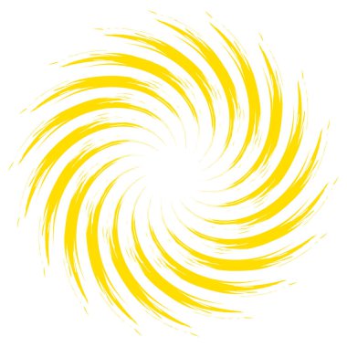 Sarmal sarmal sarmal, volta ve girdap şeklinde. Döndürme, döndürme, bükme vektör illüstrasyonu. 10 saniye.