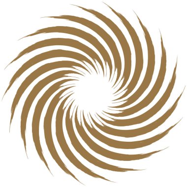 Sarmal sarmal sarmal, volta ve girdap şeklinde. Döndürme, döndürme, bükme vektör illüstrasyonu. 10 saniye.