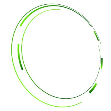 Bilimkurgu konsantrasyonu, geometrik halka, daire UI, GUI tasarım elemanı Vektör illüstrasyonu