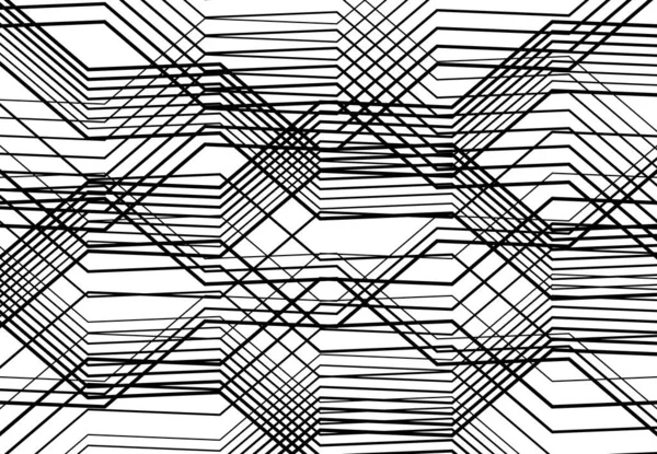 Geometrisk Struktur Vinkelrät Vinklade Linjer Ränder Rutnät Mesh Och Spaljéer — Stock vektor