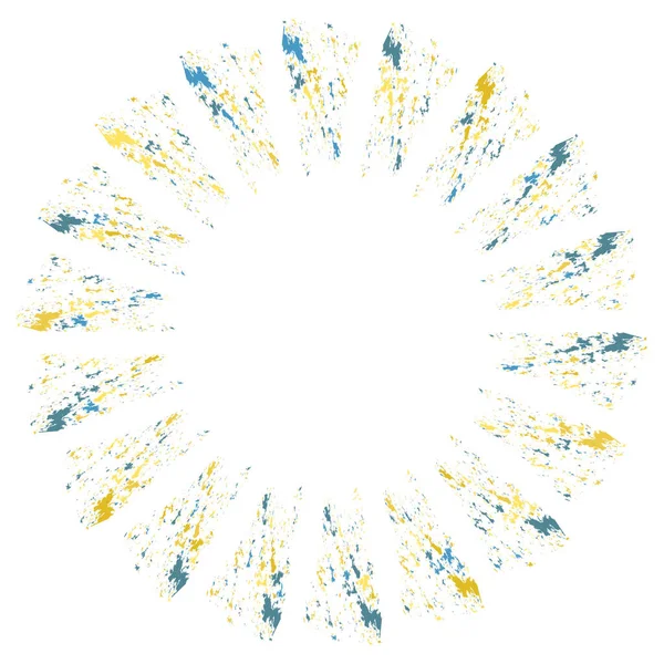 Elemento Radial Con Líneas Grungy Grunge Radiantes Burst Starburst Sunburst — Archivo Imágenes Vectoriales