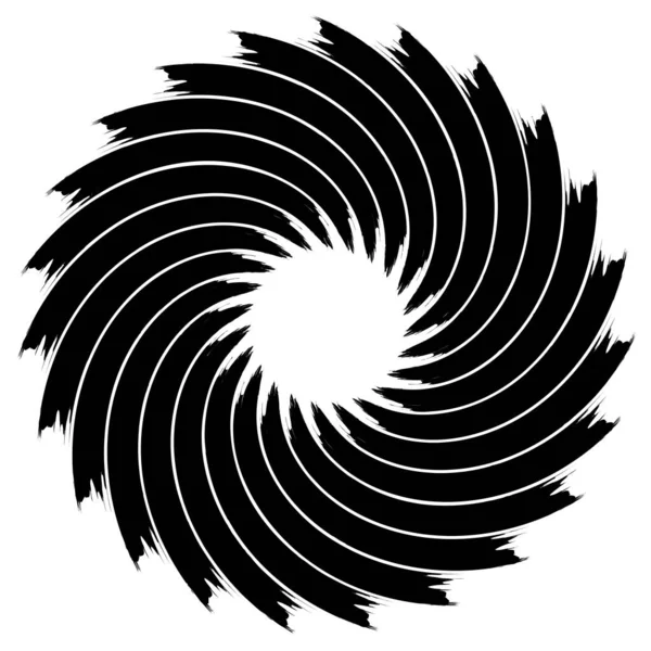 Spiralspirale Spiral Und Wirbelform Swirl Twirl Twist Rotation Vektor Illustration — Stockvektor