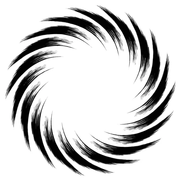 Hélice Espiral Forma Voluta Vórtice Giro Giro Giro Rotación Vector — Archivo Imágenes Vectoriales