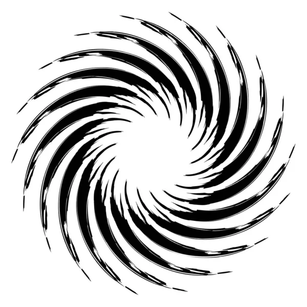 Hélice Espiral Forma Voluta Vórtice Giro Giro Giro Rotación Vector — Archivo Imágenes Vectoriales