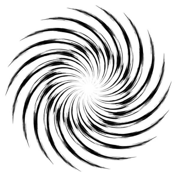 Hélice Espiral Forma Voluta Vórtice Giro Giro Giro Rotación Vector — Vector de stock