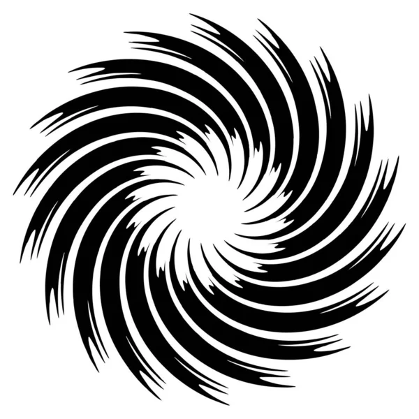 Hélice Espiral Forma Voluta Vórtice Giro Giro Giro Rotación Vector — Archivo Imágenes Vectoriales