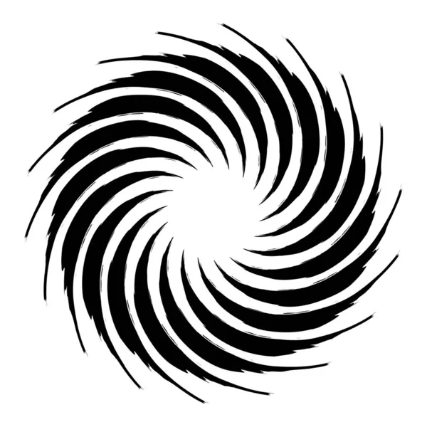 Hélice Espiral Forma Voluta Vórtice Giro Giro Giro Rotación Vector — Archivo Imágenes Vectoriales